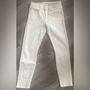 R13 mid rise boy skinny Sz 24 NWOT “rinsed white”